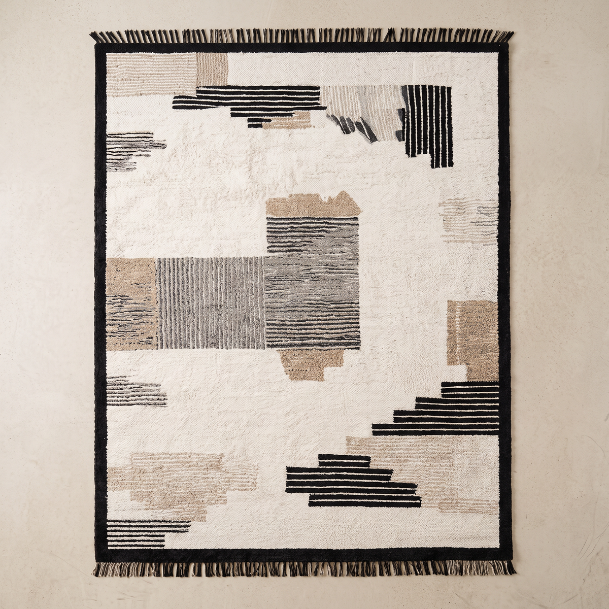 S118 handmade kilim rug — studio view