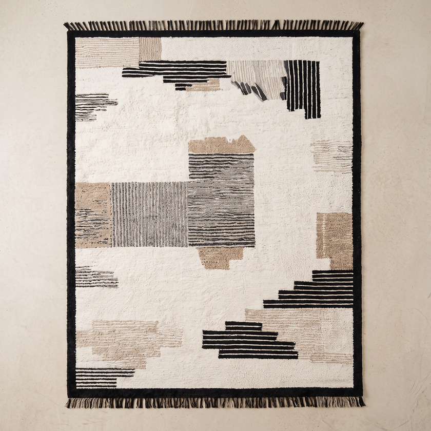 S118 handmade kilim rug — studio view
