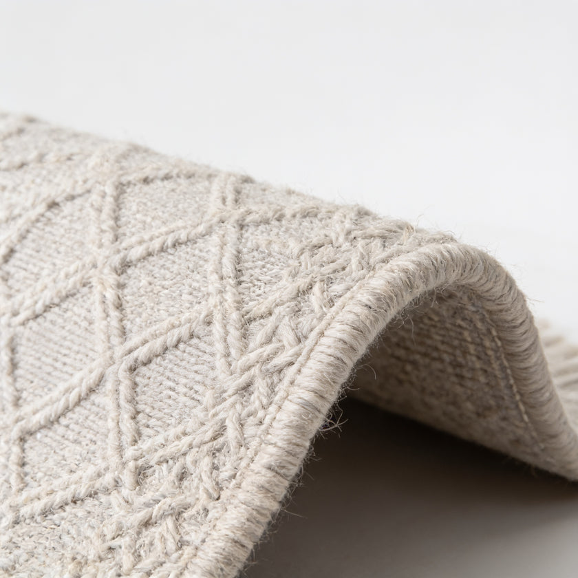 S12 handmade kilim rug — closeup view