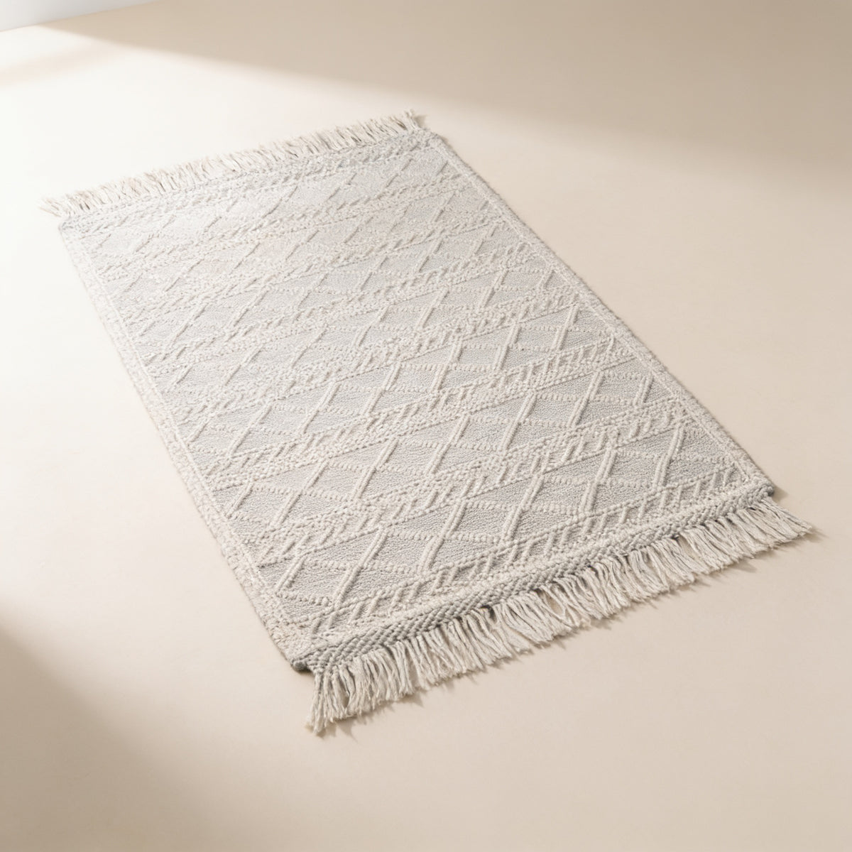 S12 handmade kilim rug — studio view