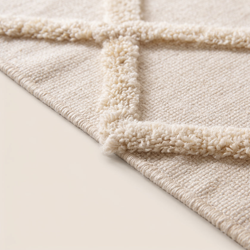 S120 handmade kilim rug — closeup view