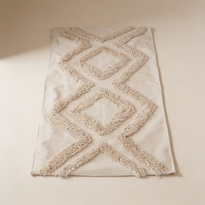 S122 handmade kilim rug — studio view