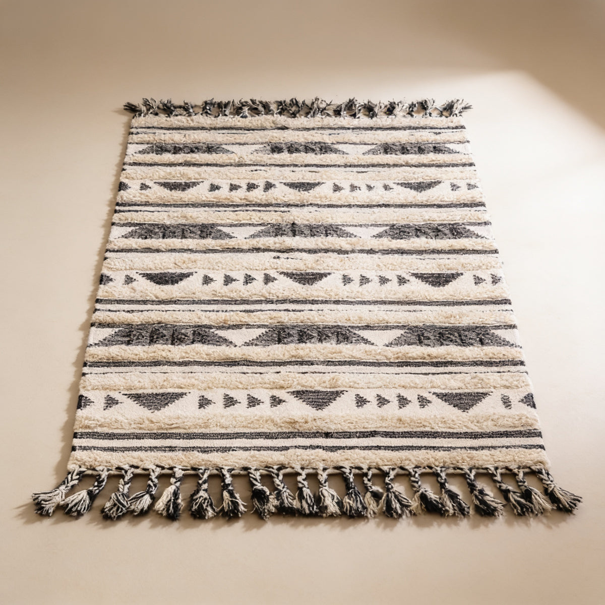 S130 handmade kilim rug — studio view