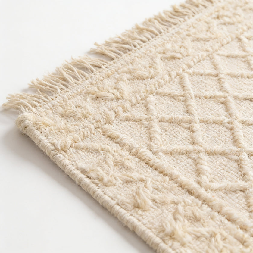 S131 handmade kilim rug — closeup view