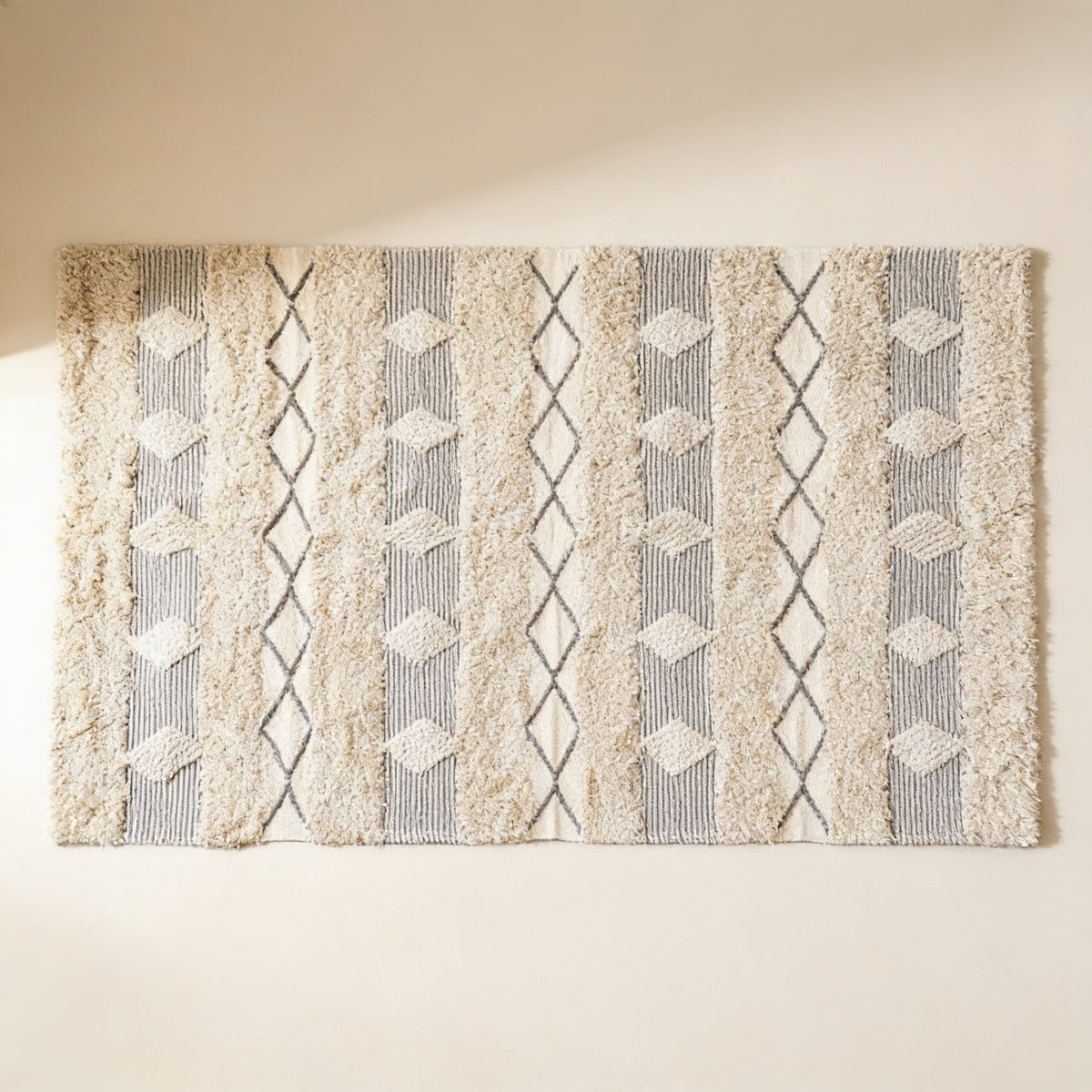 S135 handmade kilim rug — studio view