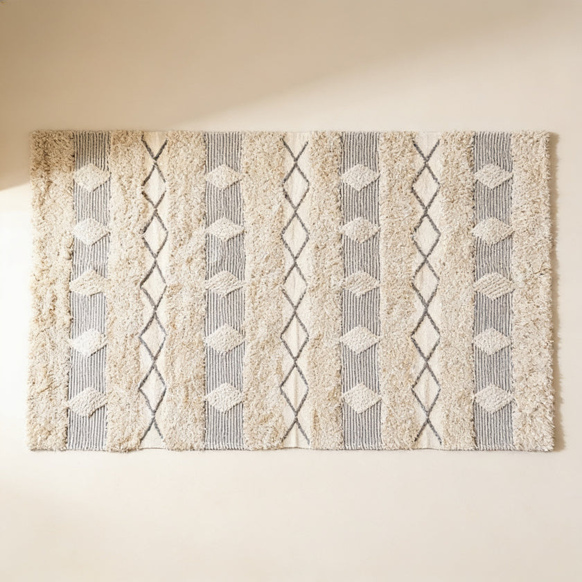S135 handmade kilim rug — studio view