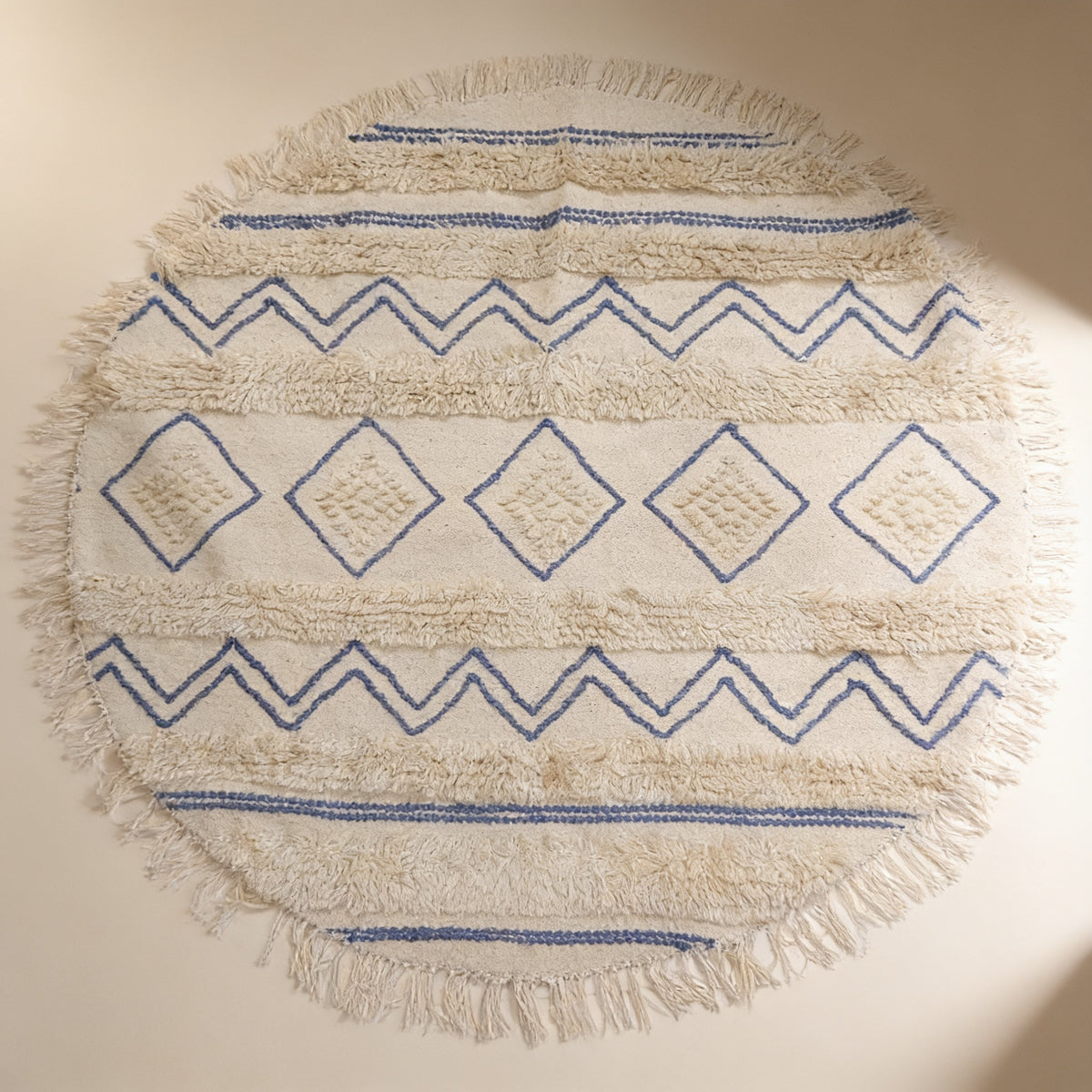 S137 handmade kilim rug — studio view