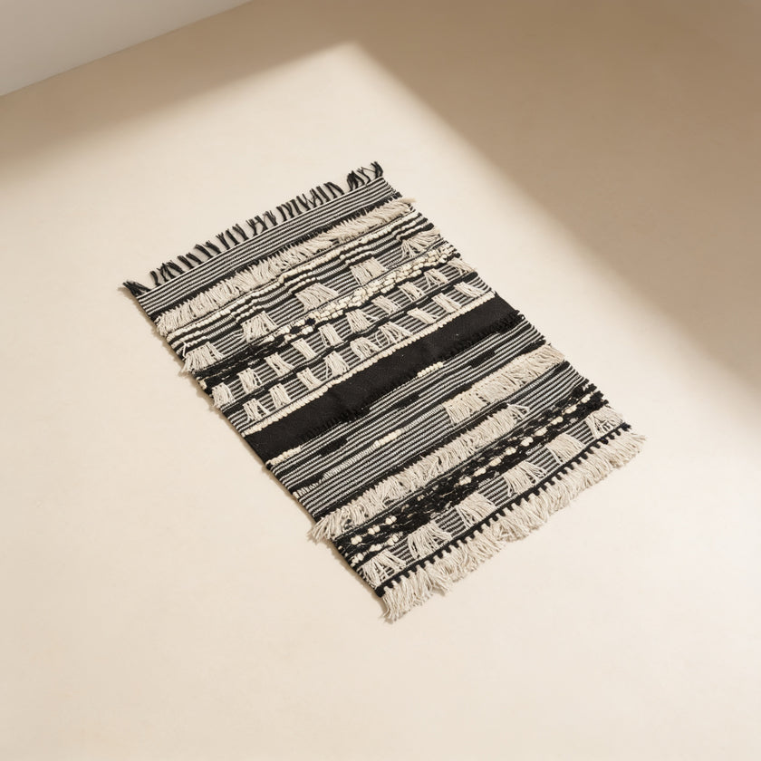 S139 handmade kilim rug — studio view