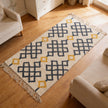 S140 handmade kilim rug — lifestyle view