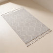 S142 handmade kilim rug — studio view