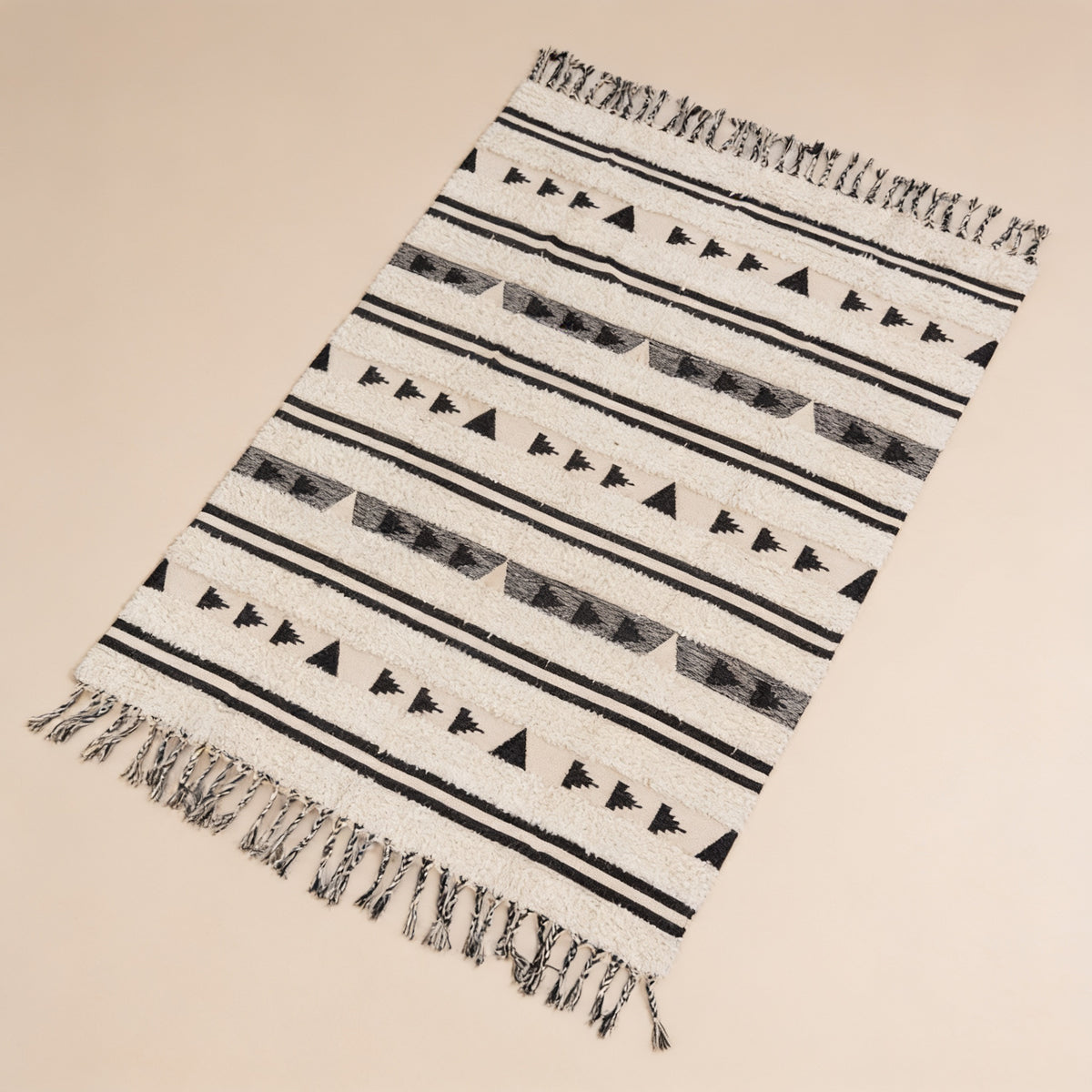 S143 handmade kilim rug studio view