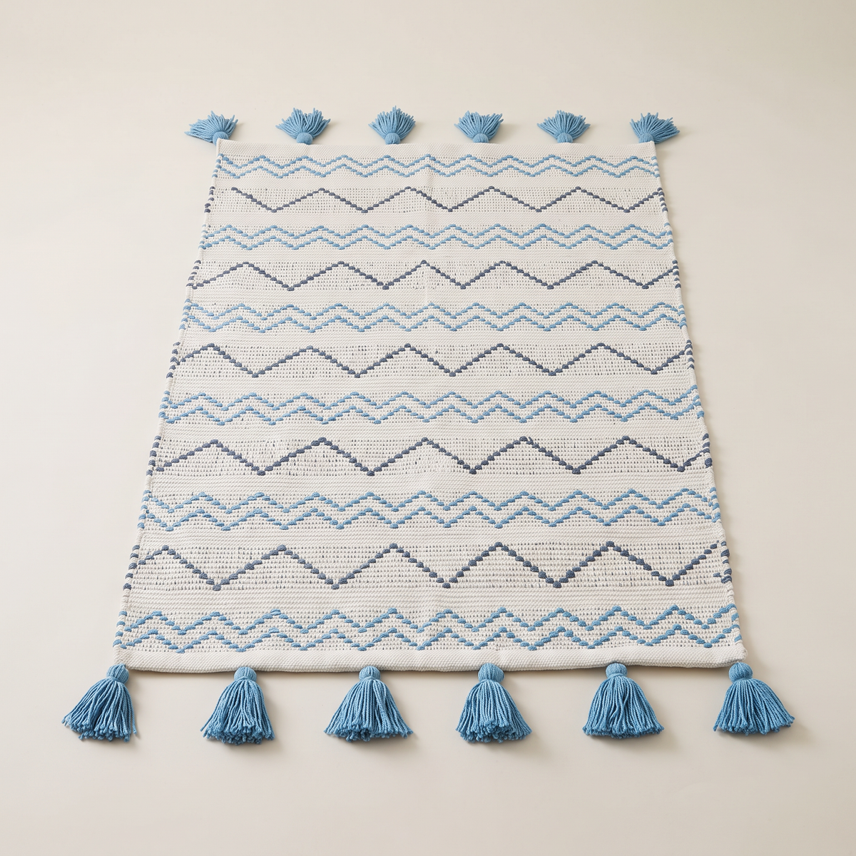S144 handmade kilim rug — studio view