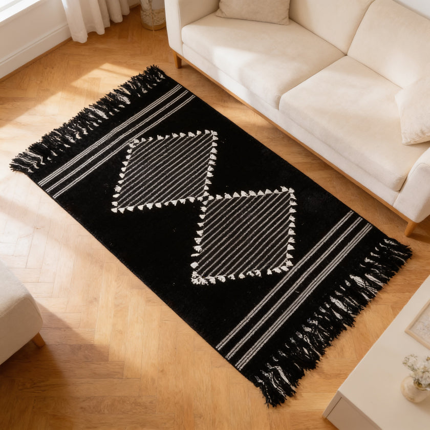S148 handmade kilim rug — lifestyle view