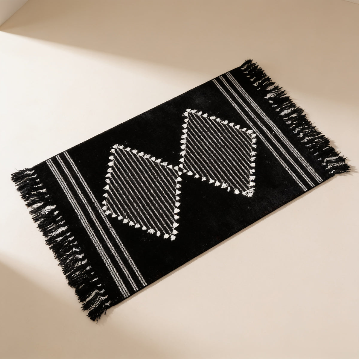 S148 handmade kilim rug — studio view