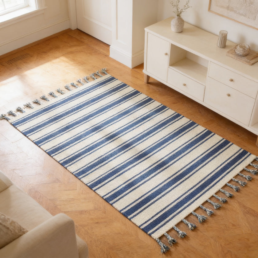 S149 handmade kilim rug — lifestyle view