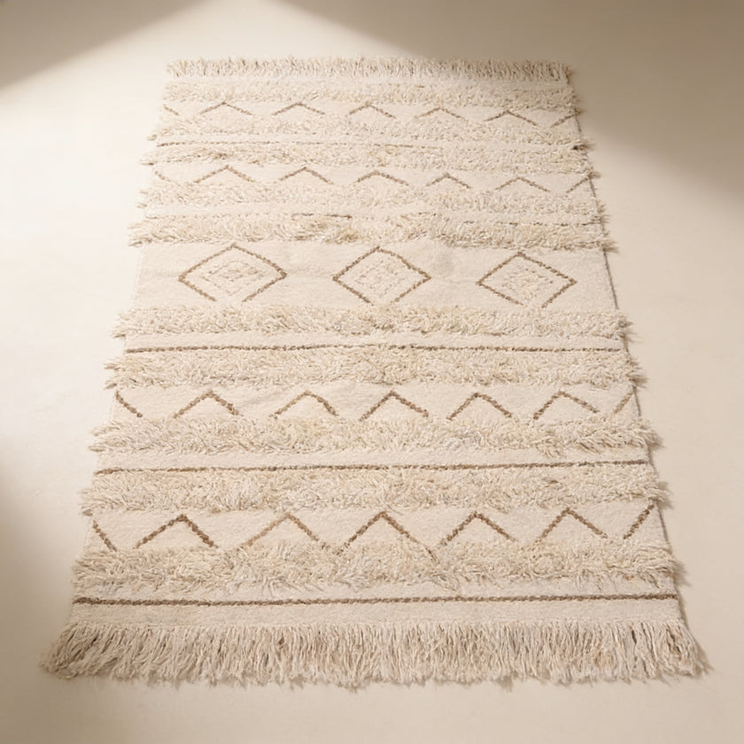 S15 handmade kilim rug — studio view