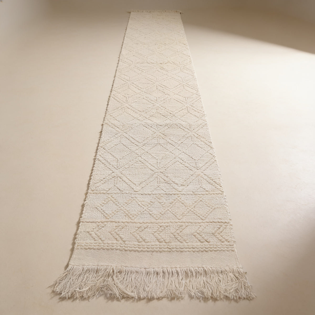 S150 handmade kilim rug — studio view