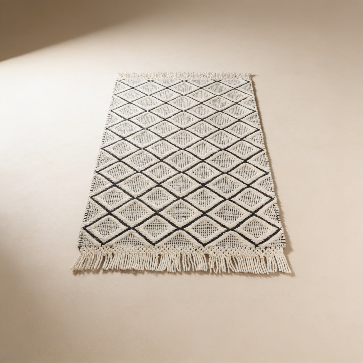 S151 handmade kilim rug — studio view