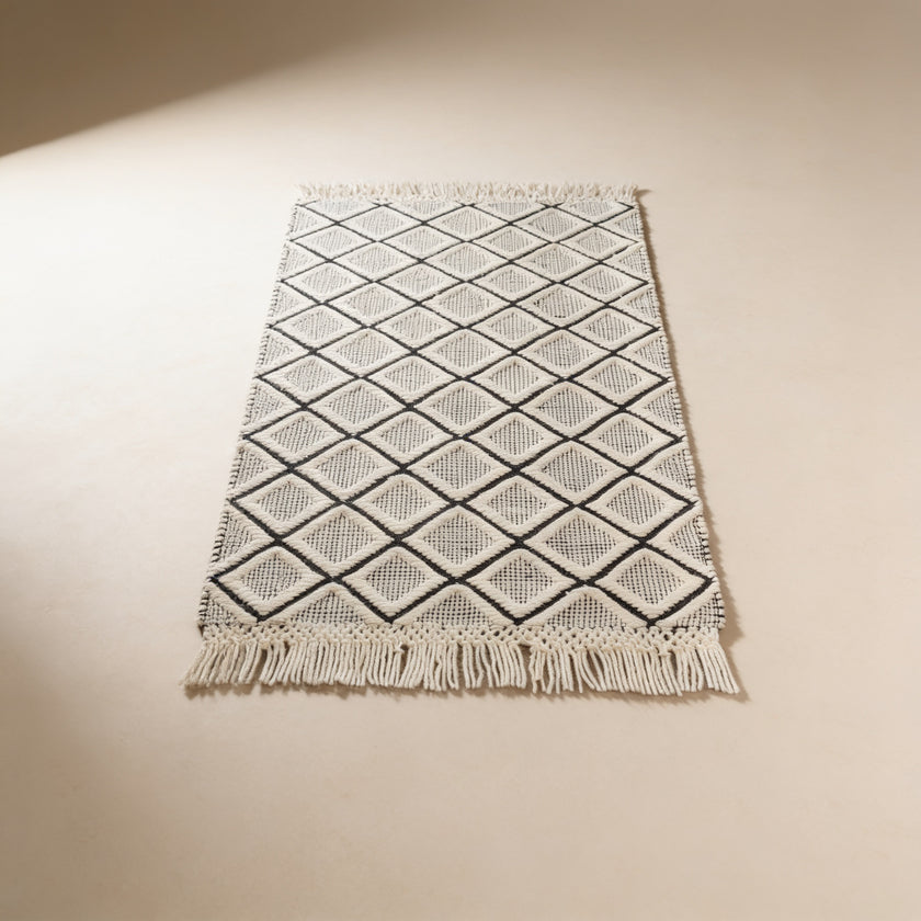 S151 handmade kilim rug — studio view