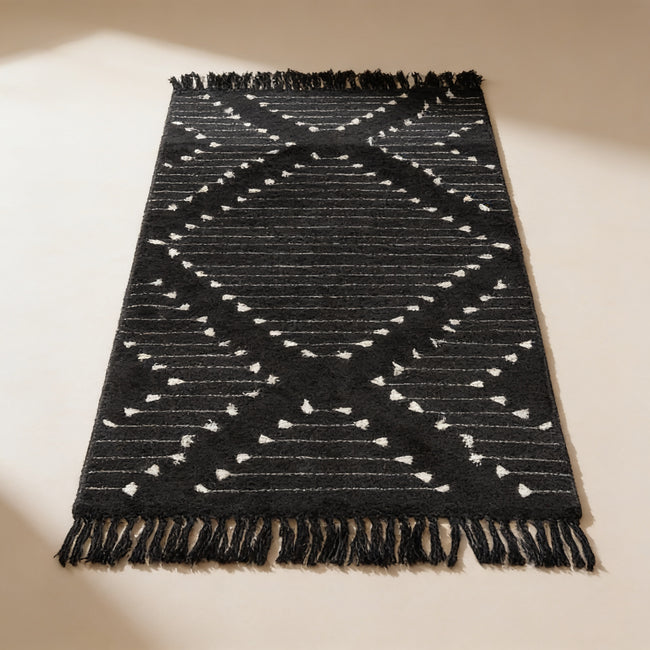 S152 handmade kilim rug — studio view
