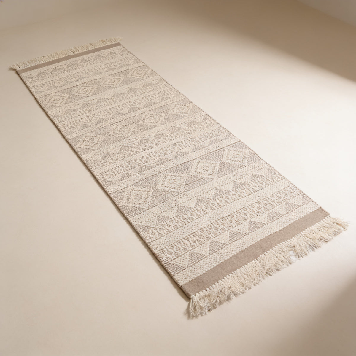 S153 handmade kilim rug — studio view