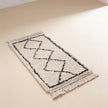 S155 handmade kilim rug — studio view