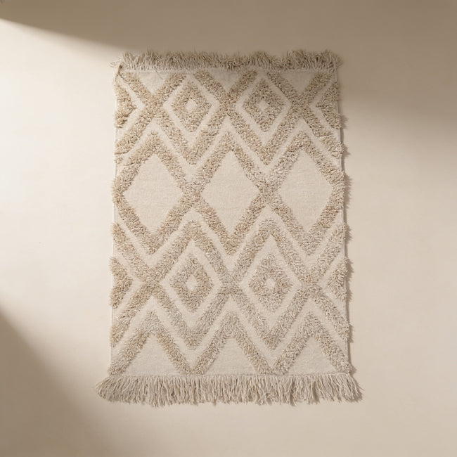 S156 handmade kilim rug — studio view