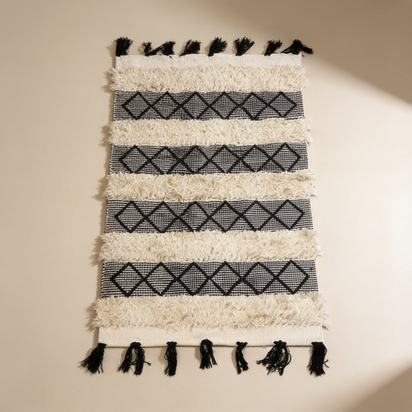 S16 handmade kilim rug — studio view