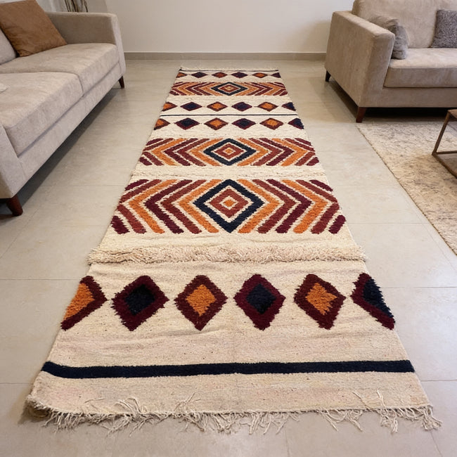 S162 handmade kilim rug lifestyle view