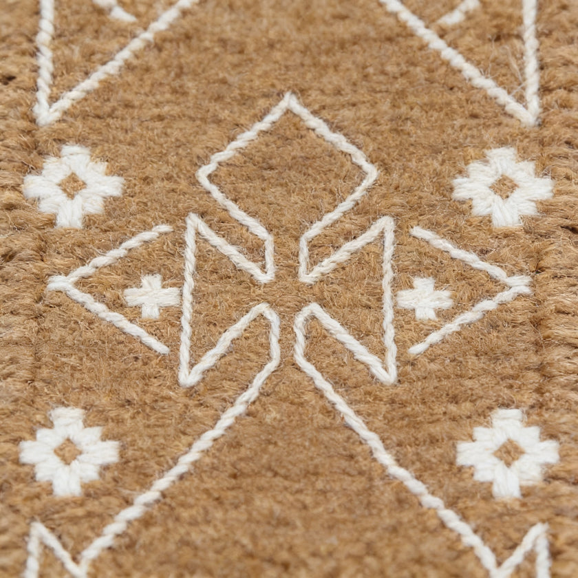 S164 handmade kilim rug closeup view