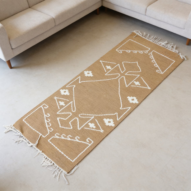 S164 handmade kilim rug lifestyle view