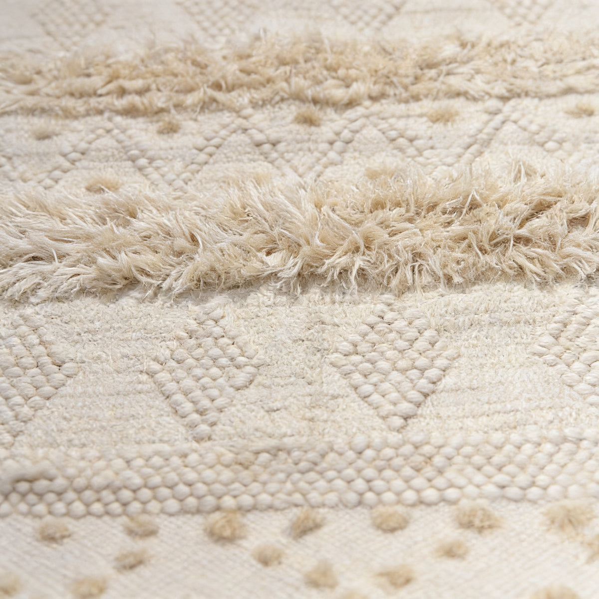 S169 handmade kilim rug closeup view