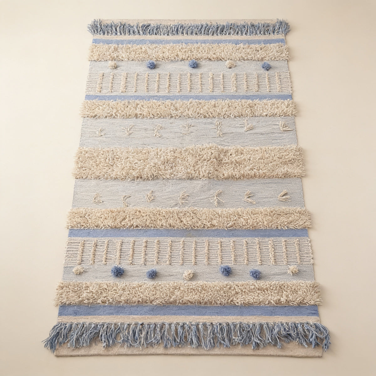 S170 handmade kilim rug studio view