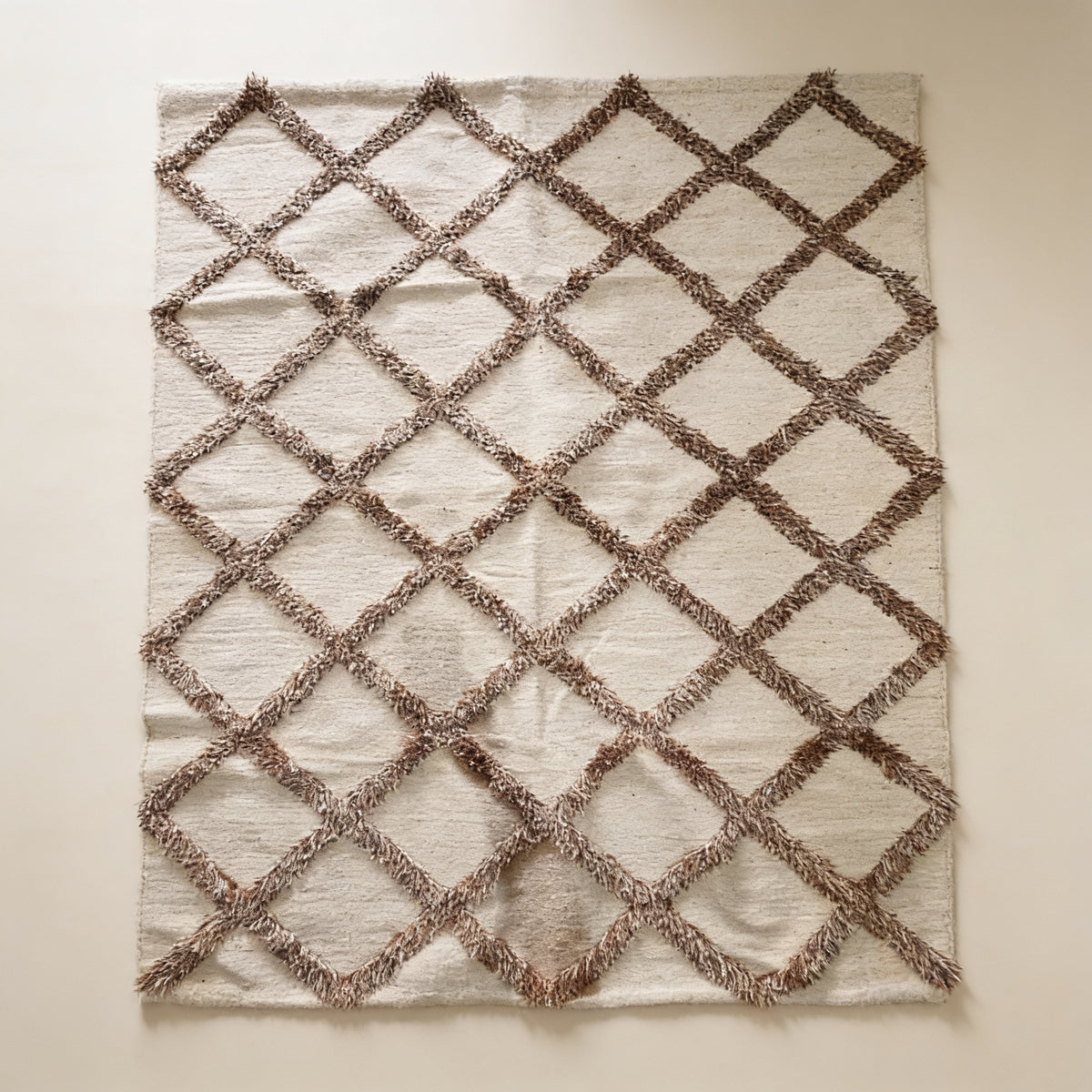 S173 handmade kilim rug studio view