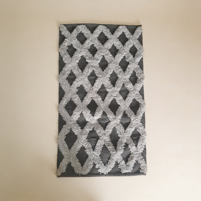 S174 handmade kilim rug studio view