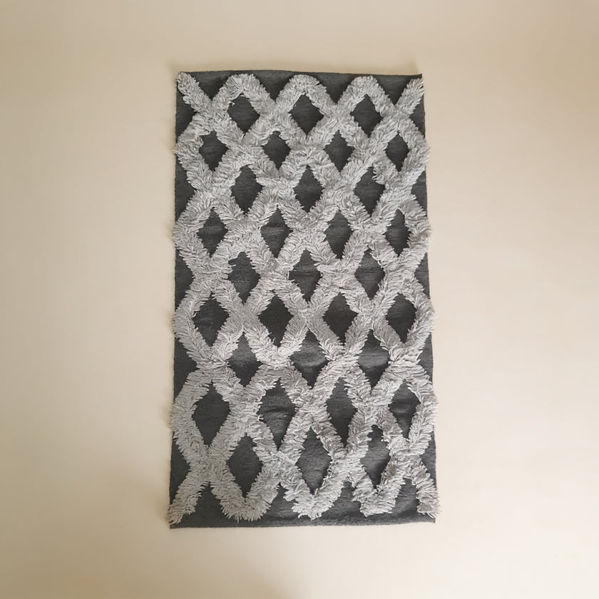 S174 handmade kilim rug studio view