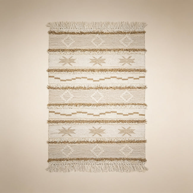 S175 handmade kilim rug studio view