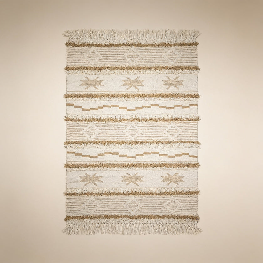 S175 handmade kilim rug studio view