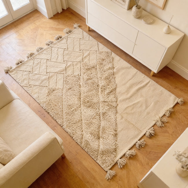 S19 handmade kilim rug — lifestyle view