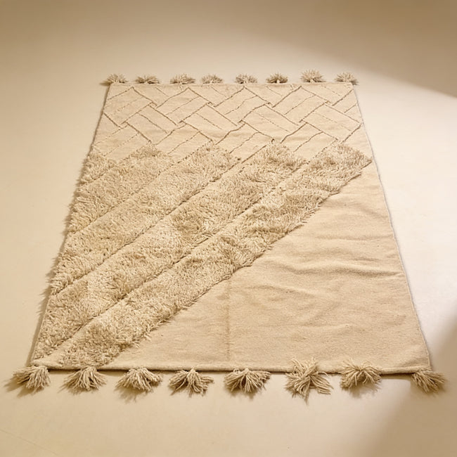 S19 handmade kilim rug — studio view