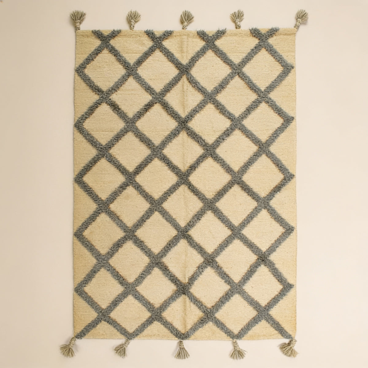 S199 handmade kilim rug studio view
