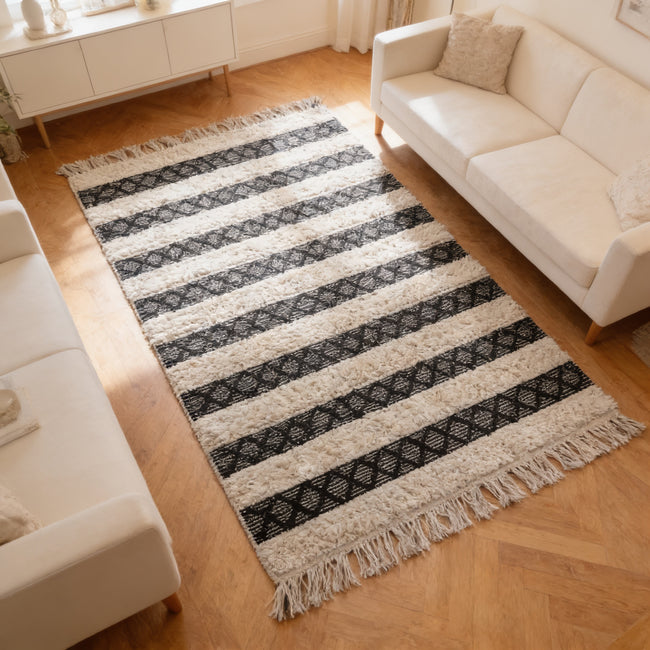 S2 handmade kilim rug — lifestyle view