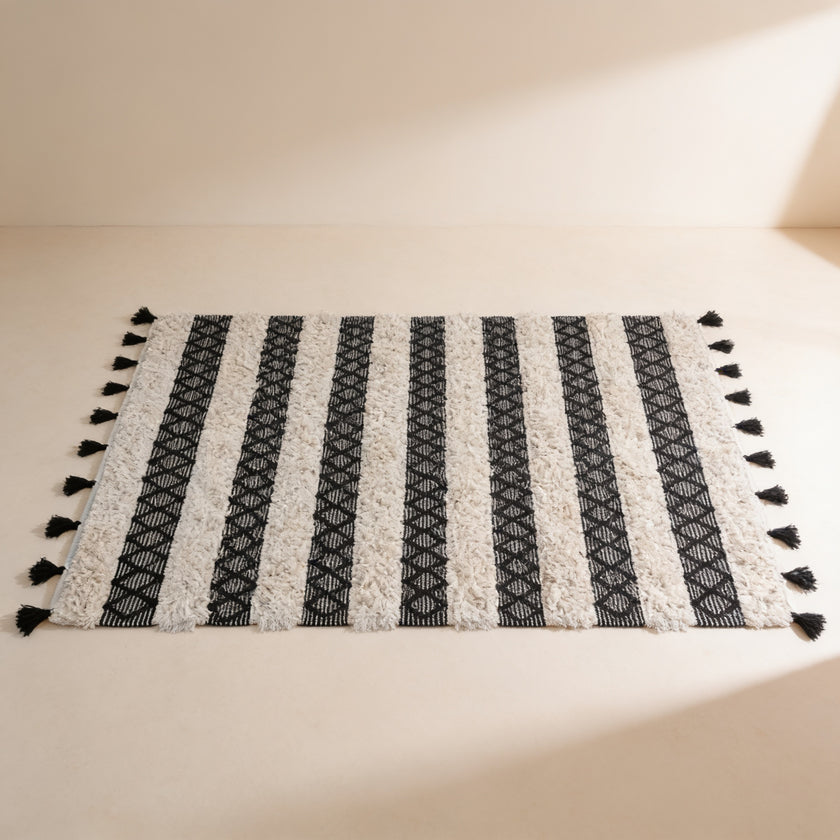 S2 handmade kilim rug — studio view