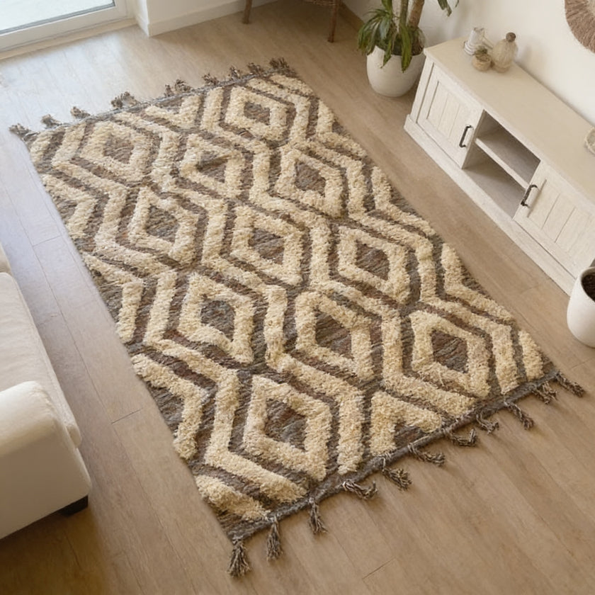 S20 handmade kilim rug — lifestyle view