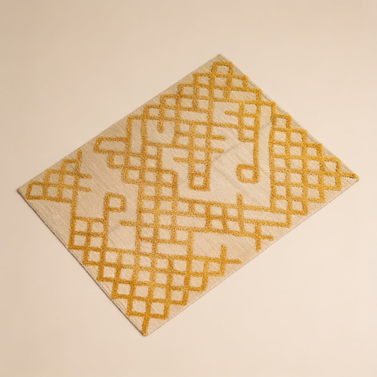 S200 handmade kilim rug studio view