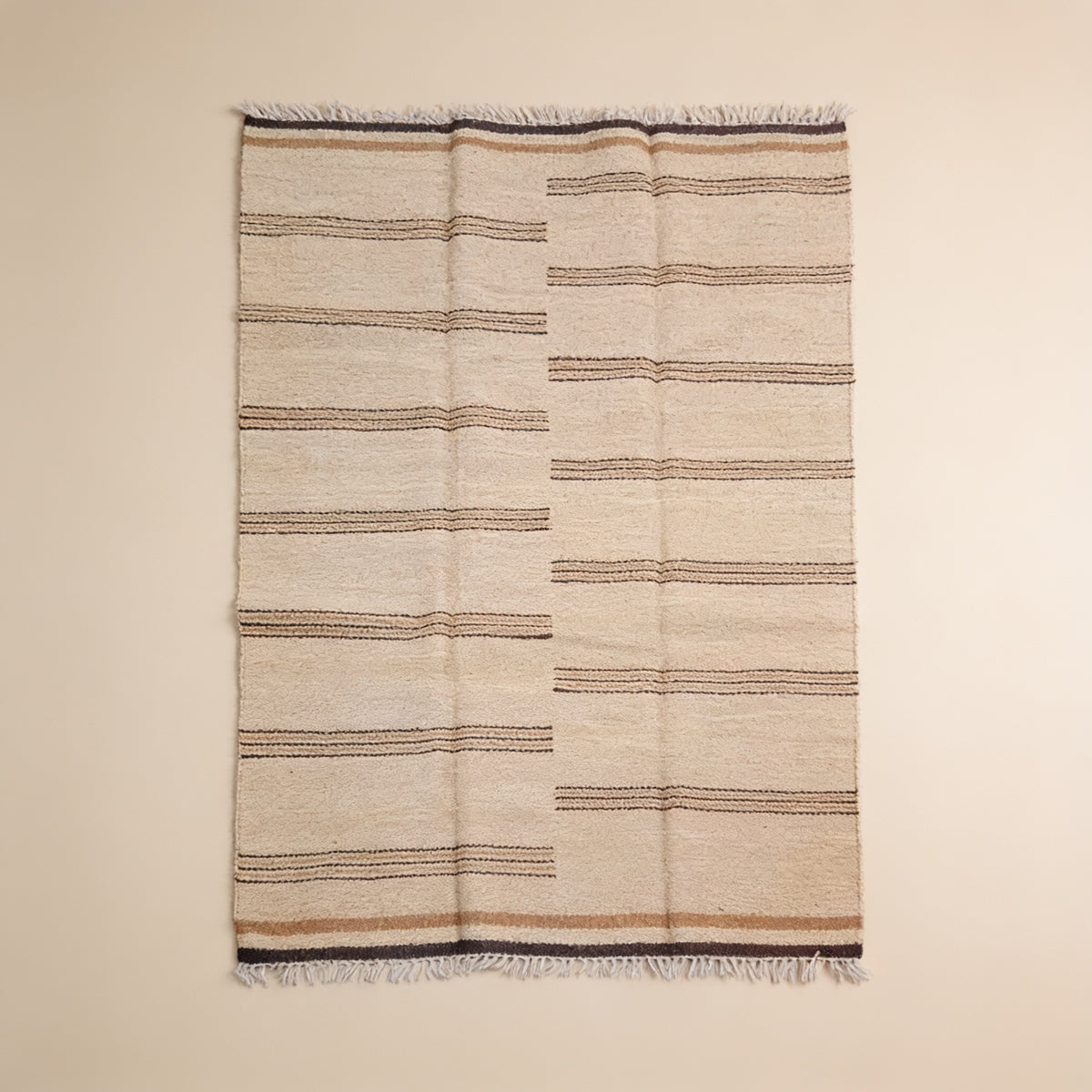 S209 handmade kilim rug studio view