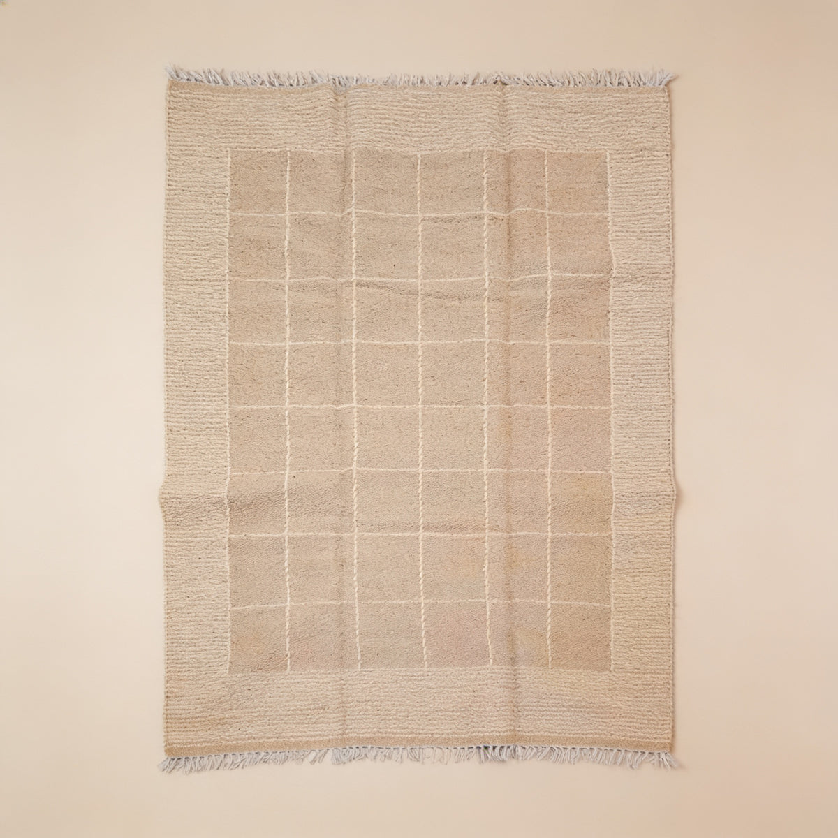 S210 handmade kilim rug studio view