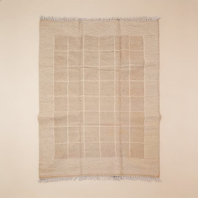 S210 handmade kilim rug studio view