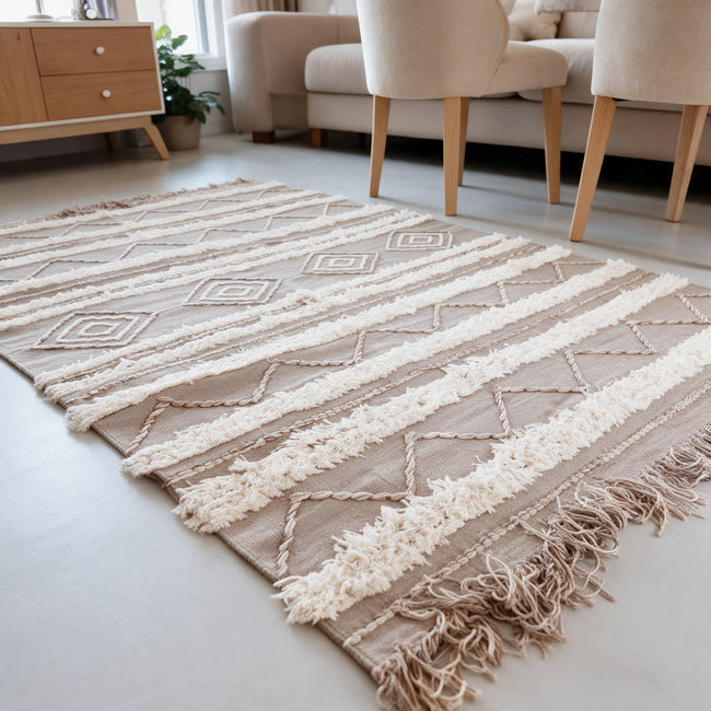 S211 handmade kilim rug lifestyle view