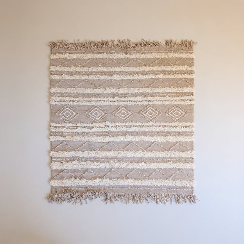 S211 handmade kilim rug studio view